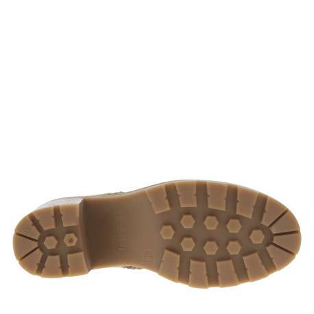 Boots taupe à talon décroché haut effet bois et à zip latéral - Image 6