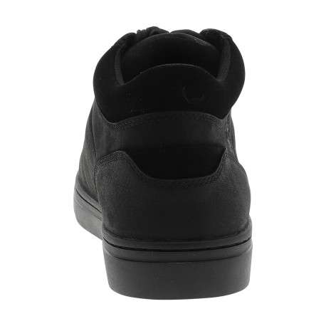 Sneakers Lisbon Hill en cuir noires à talon plat pourvues de lacets - Image 4