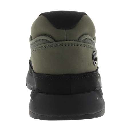 Sneakers Euro Grid Mid en cuir nubuck kaki ornées du logo métallique - Image 4