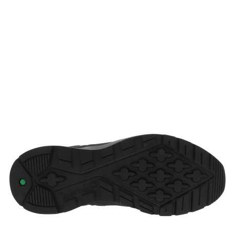 Sneakers Euro Grid Mid en cuir nubuck noir ornées du logo métallique - Image 6