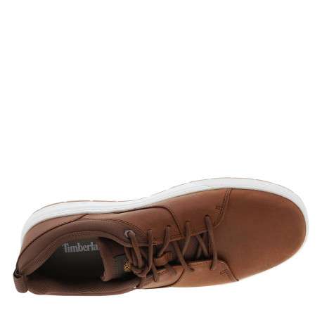 Sneakers Maple Grove Low en cuir nubuck cognac pourvues d'un talon plat - Image 5