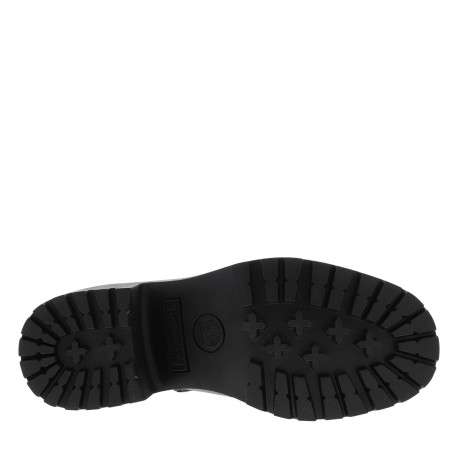 Boots Stone Heights Mid en cuir noir à talon décroché moyen agrémenté d'un zip - Image 6