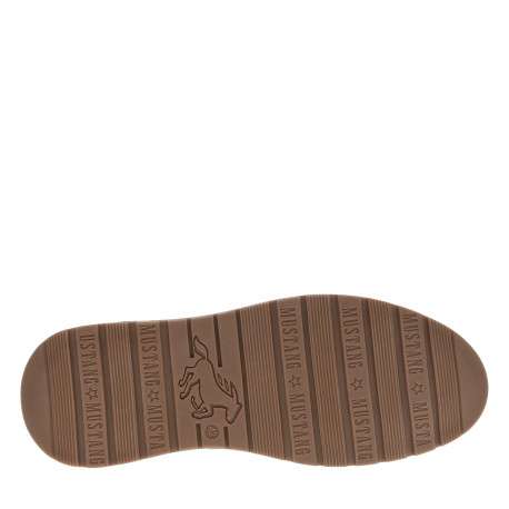 Bottines grises à talon plat avec un zip et des lacets ronds - Image 6