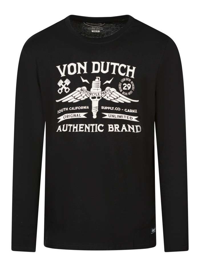 T-shirt en coton noir...