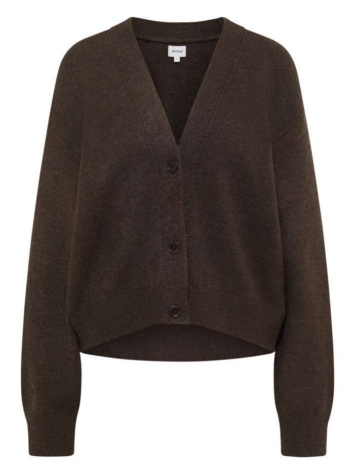 Gilet Cedalia marron à...