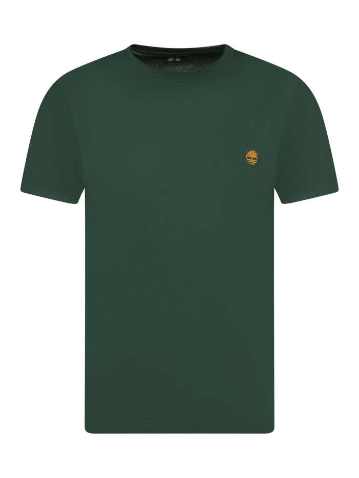 T-shirt en coton vert à...