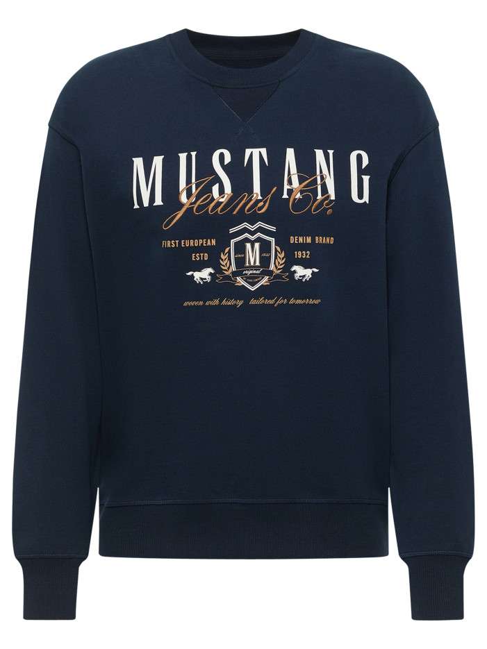 Sweat en coton marine...