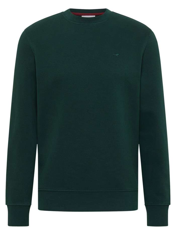 Sweat en coton mélangé vert...