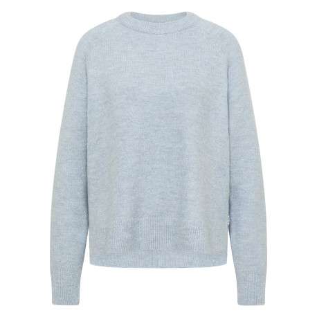 Pull Kimberley ciel à coupe droite pourvu de manches longues