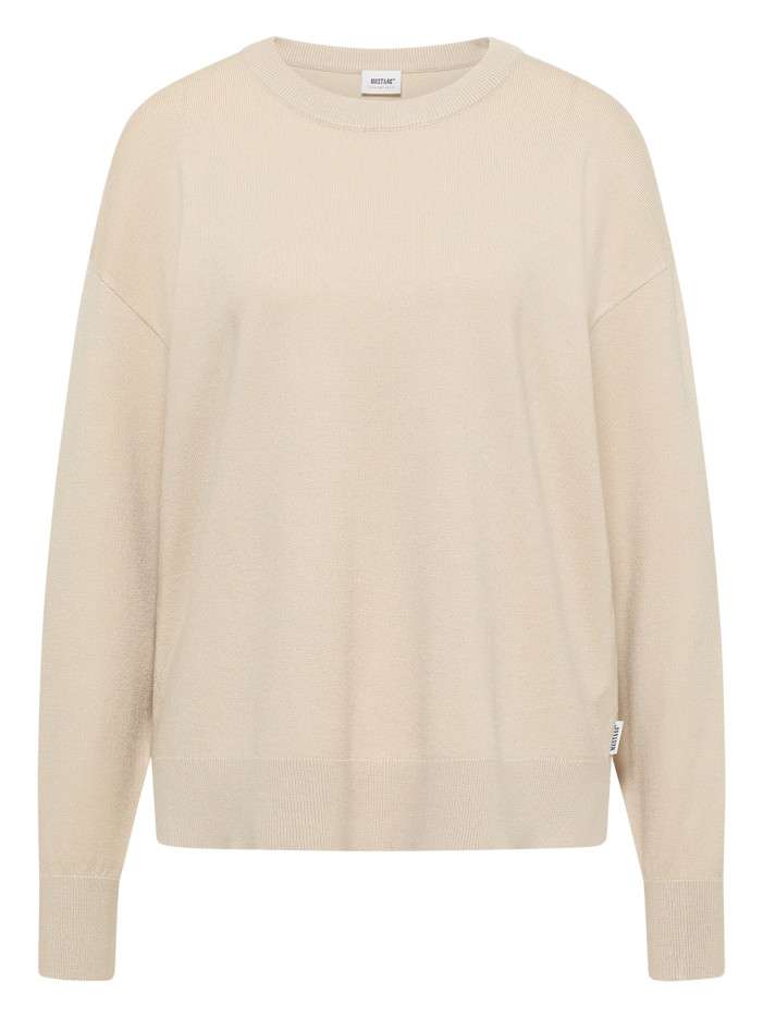 Pull Marianna beige à coupe...