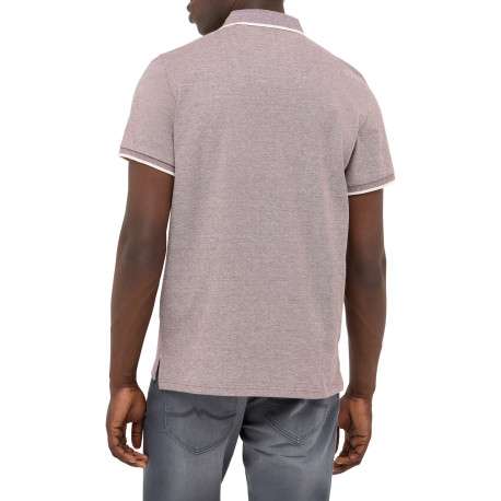 Polo en coton brun pourvu d'une coupe droite et d'un col à revers - Image 4