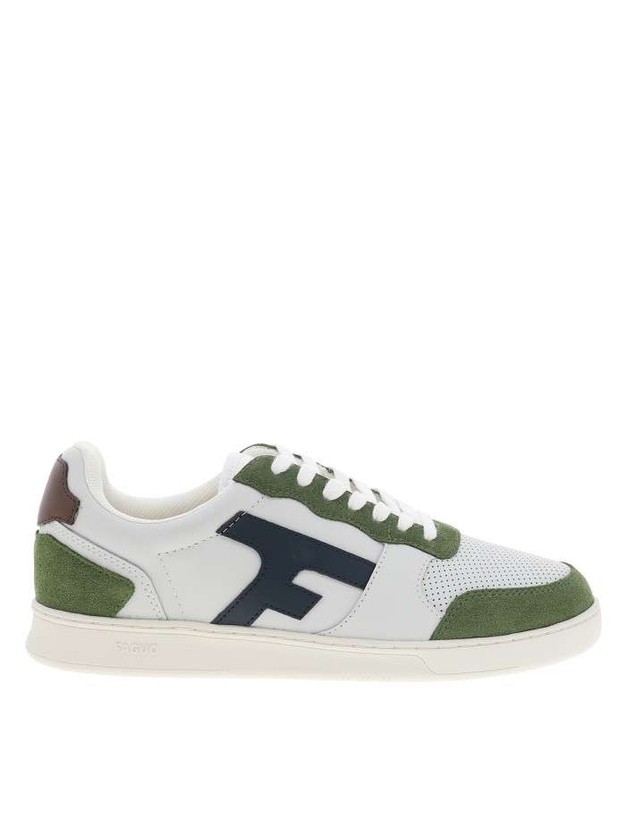 Tennis Hazel en cuir blanc...