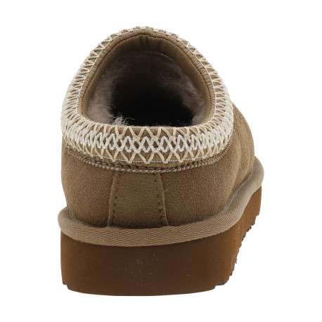 Mules W Tasman Ii en cuir nubuck taupe à talon plat surpiqûres bicolores - Image 4