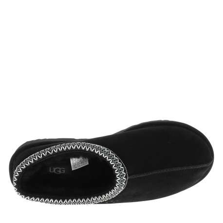 Mules M Tasman Ii en cuir suédé noires à talon plat et surpiqûres bicolores - Image 5