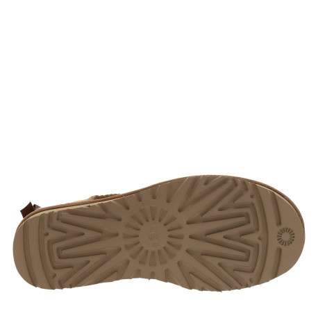 Boots Ultra Mini Bailey Bow en cuir suédé sable à talon plat ornées d'un nœud - Image 6
