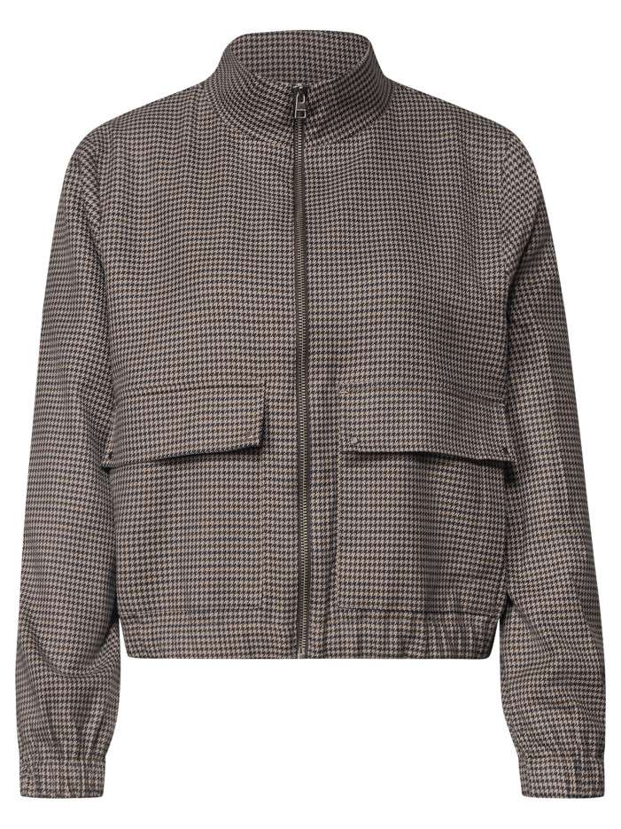 Blouson beige et marine à...