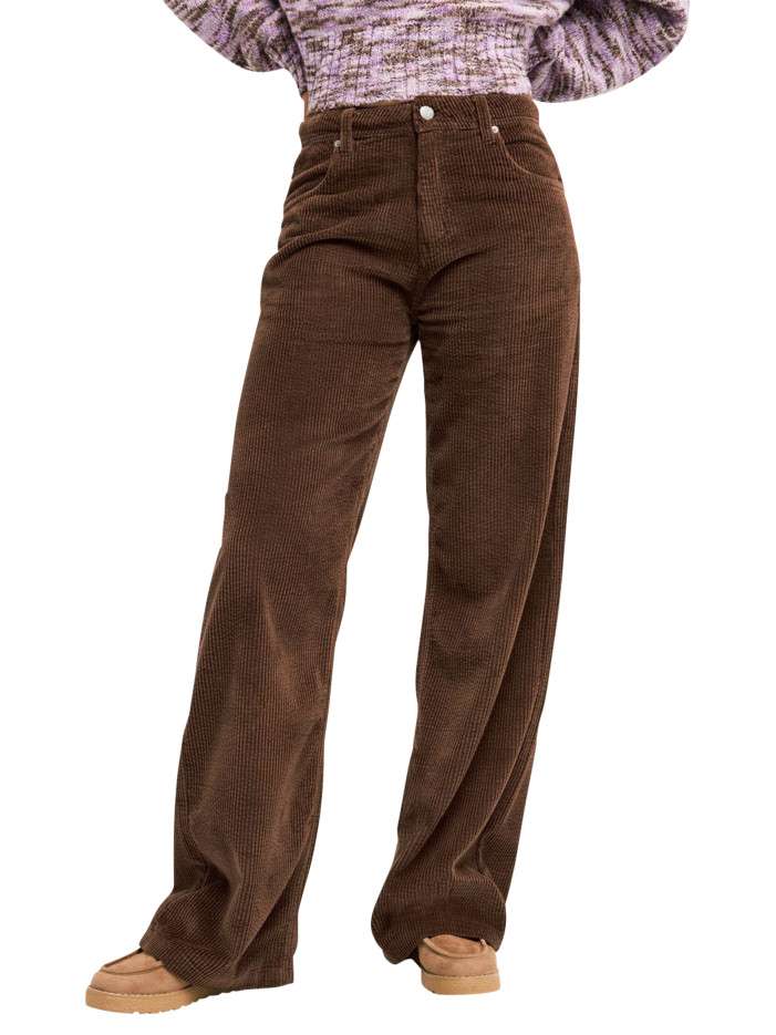 Pantalon chino marron...