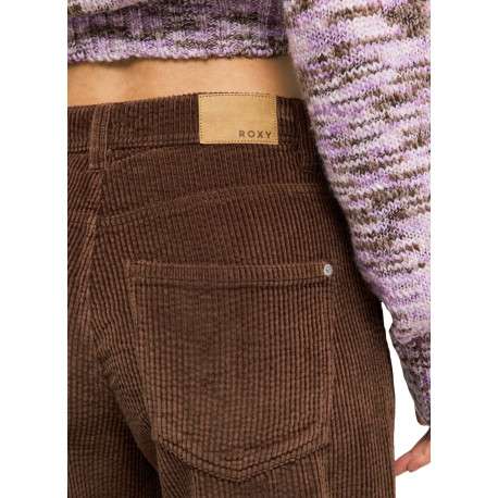 Pantalon chino marron pourvu d'une coupe ample et de poches plaquées - Image 5