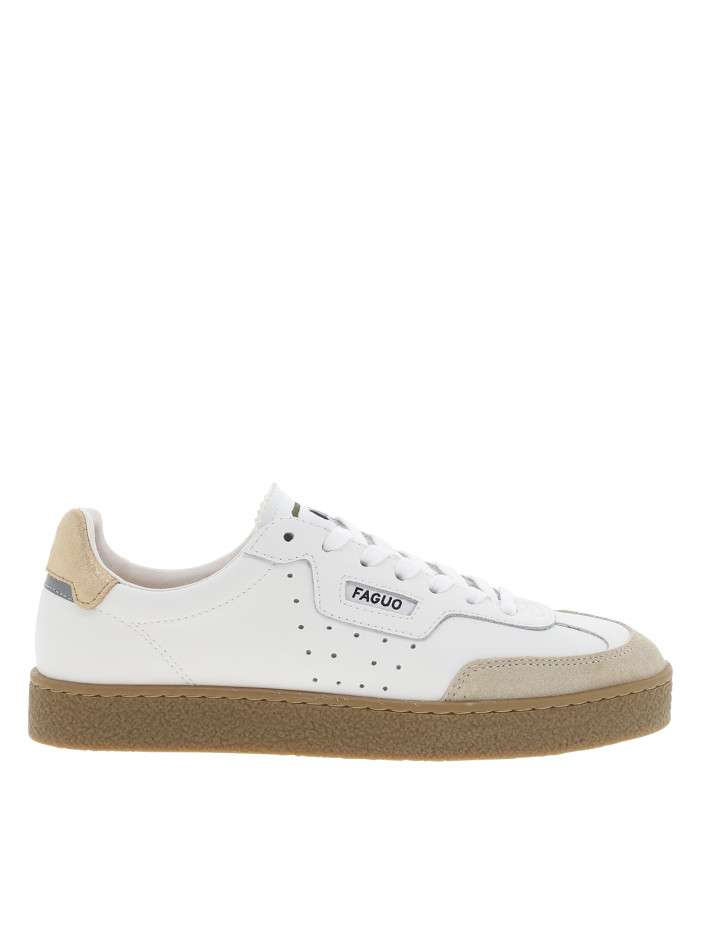 Tennis Lumbo en cuir blanc...