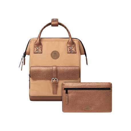Sac à dos Adventurer S Launceston beige pourvu de pochettes amovibles