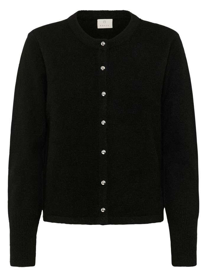Gilet noir en maille fine...