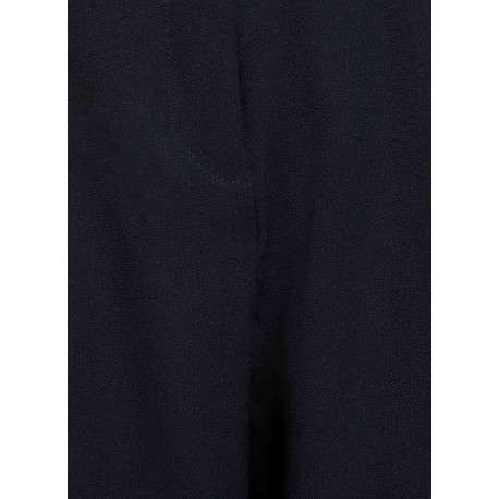 Pantalon chino marine à coupe ample pourvu d'un effet drapé à l'avant - Image 2