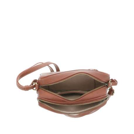 Sac à bandoulière bi-matière pourvu de 2 compartiments zippés - Image 4