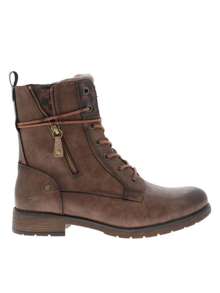 Bottines marron à talon...