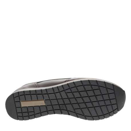 Baskets running Assure en cuir noisette munies d'un talon plat à lacets et zip - Image 6