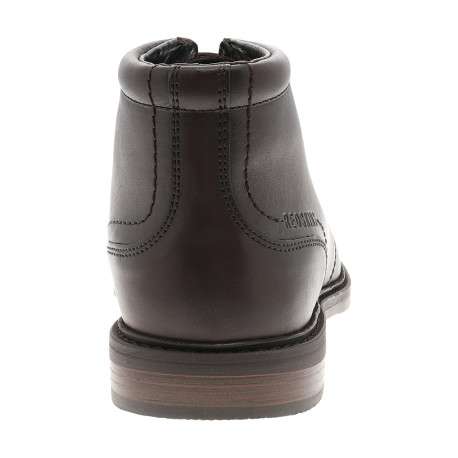 Bottines Fisher 2 en cuir chocolat munies d'un talon décroché bas et à lacets - Image 4
