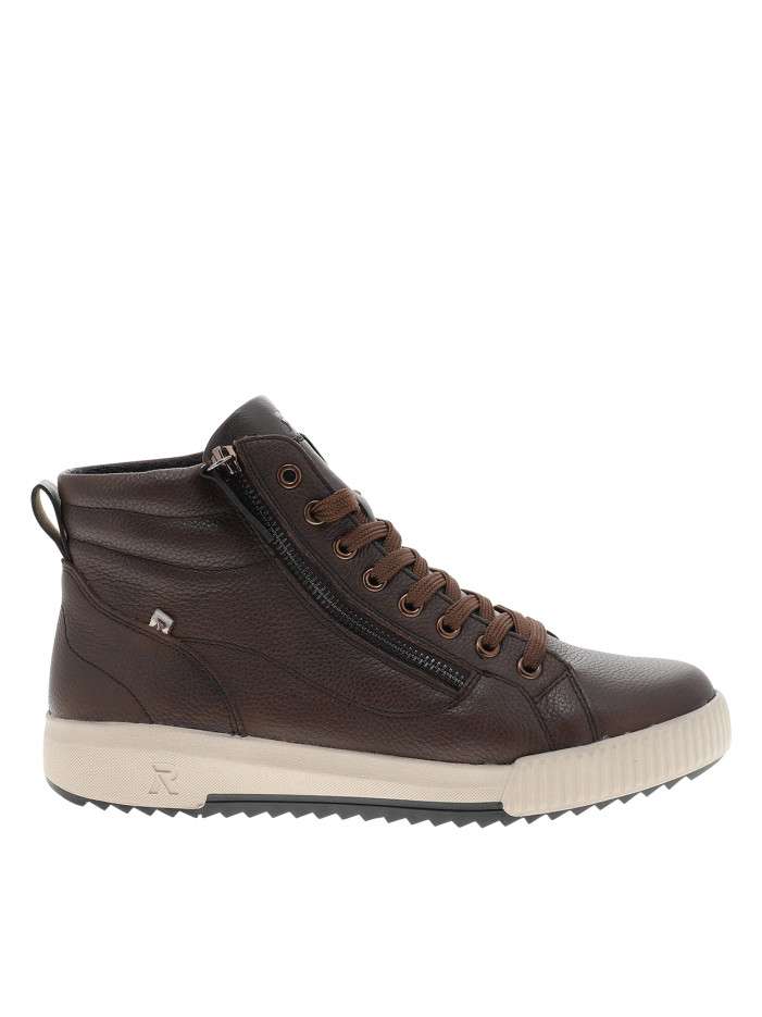 Bottines en cuir grainé...
