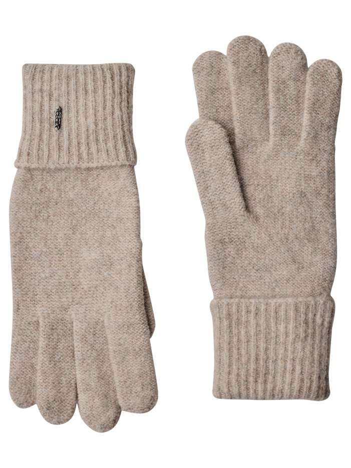 Gants beige pourvu d'un...