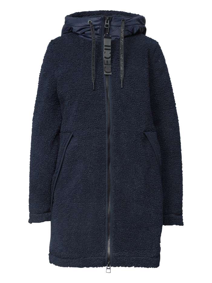 Manteau marine à coupe...