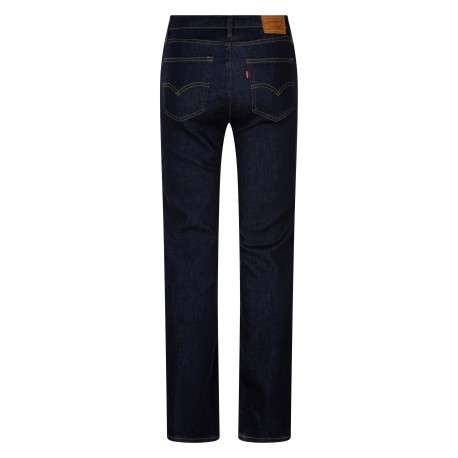 Jean 722 High Rise bleu nuit à coupe slim pourvu de 5 poches - Image 2
