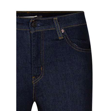 Jean 722 High Rise bleu nuit à coupe slim pourvu de 5 poches - Image 3