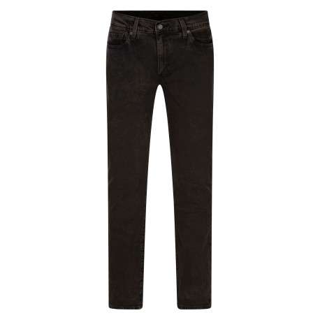 Jean 511® Slim en coton noir effet délavé pourvu de 5 poches