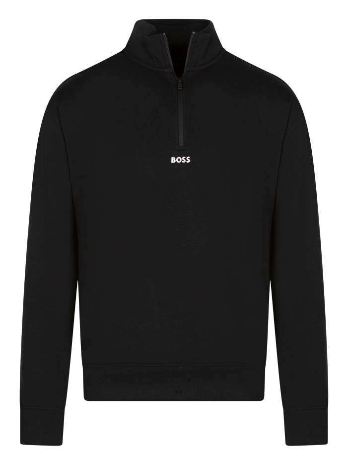 Sweat en coton noir pourvu...