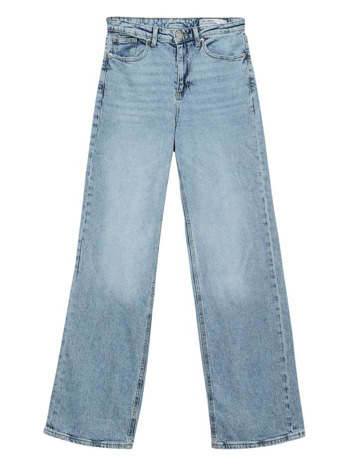 Jean en coton bleu clair...