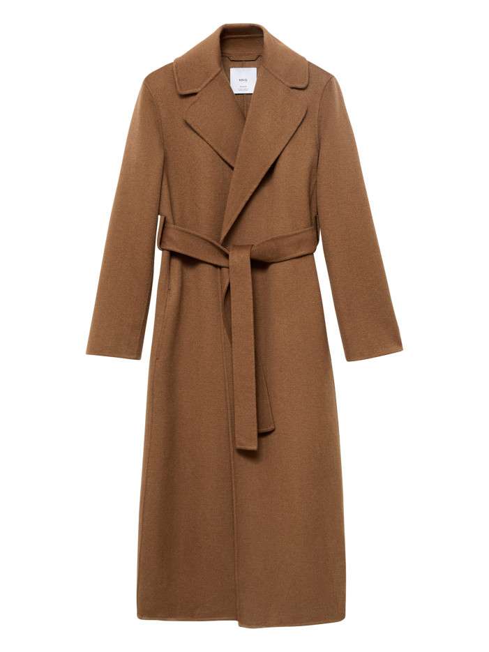 Manteau long en laine...