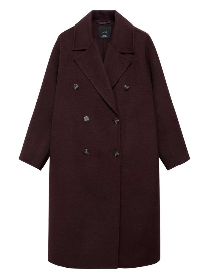 Manteau long en laine...