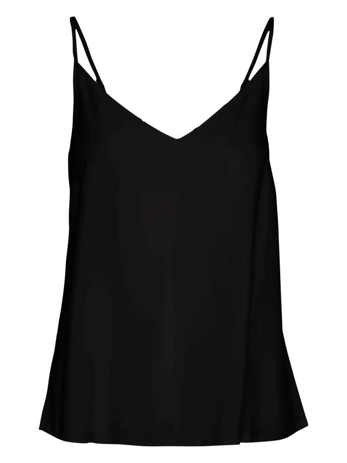 Top noir uni avec une coupe...