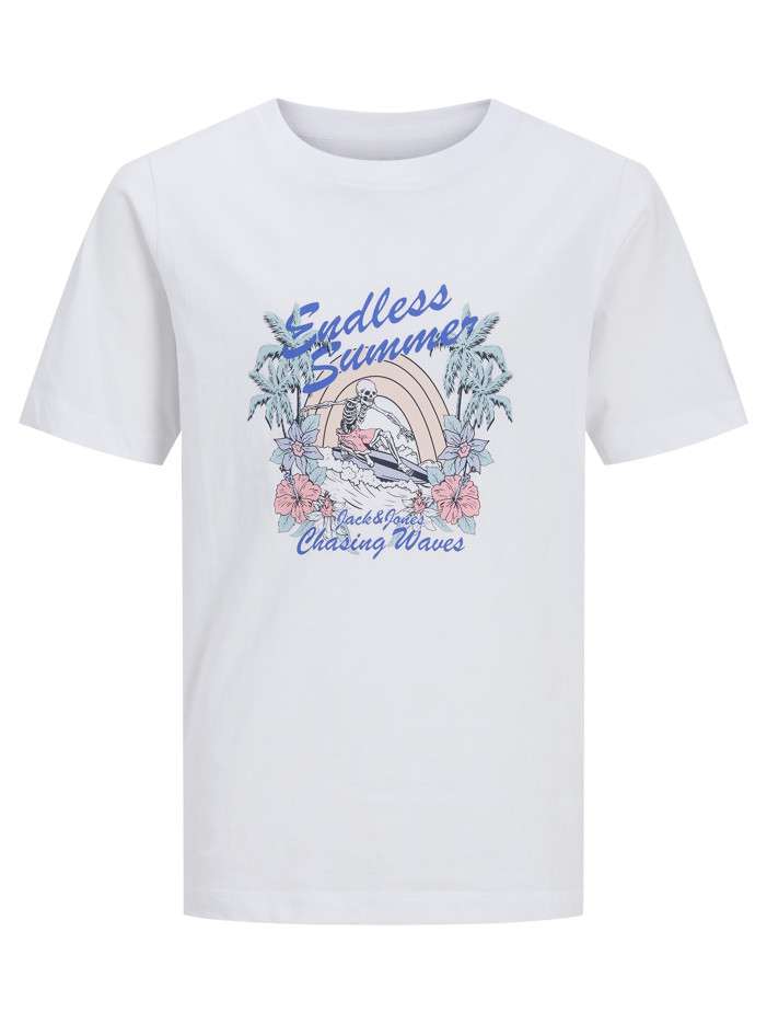 T-shirt en coton blanc...