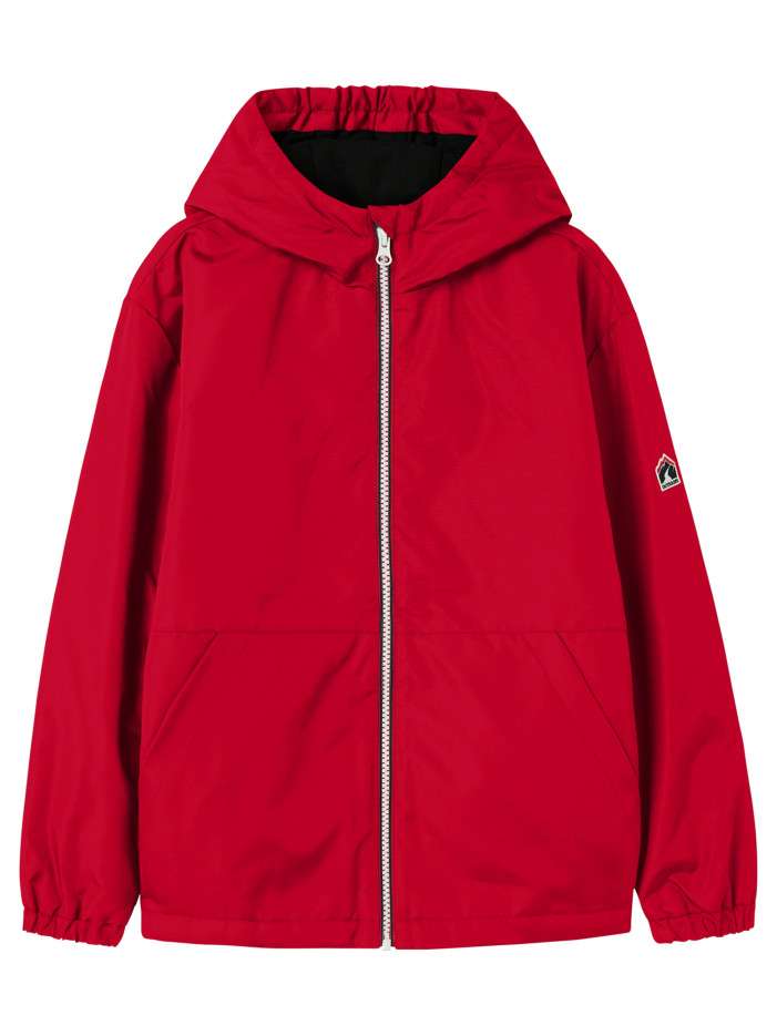 Blouson rouge pourvu d'un...
