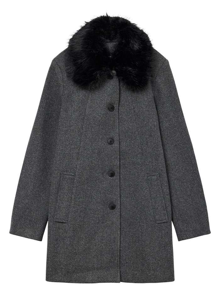 Manteau anthracite avec un...
