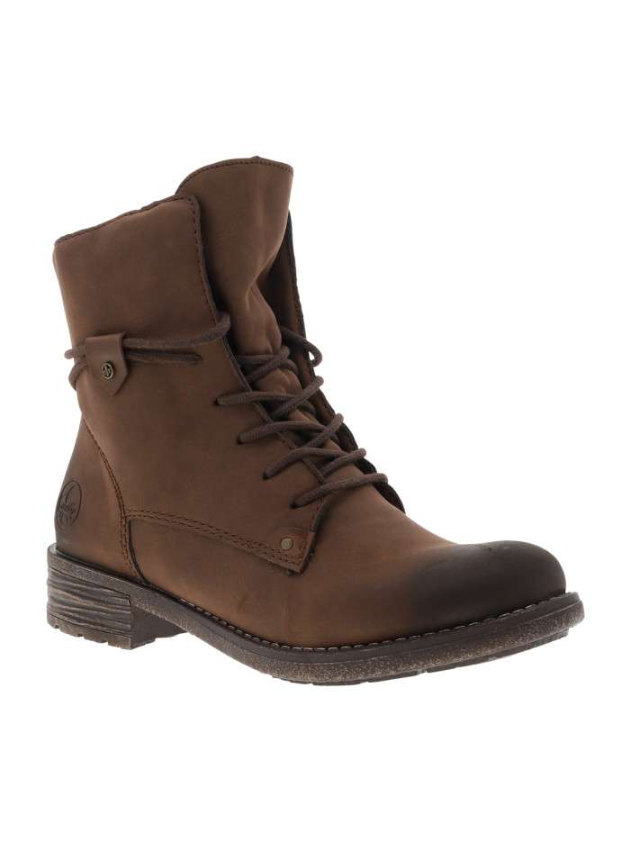 Bottines brunes à talon...