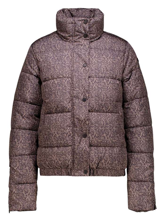 Doudoune taupe motif...