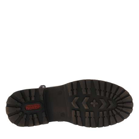 Boots taupe avec un talon décroché bas et un zip côté interne - Image 6