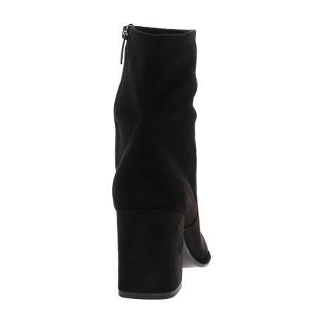 Boots noires à talon décroché haut avec une fermeture zippée - Image 4