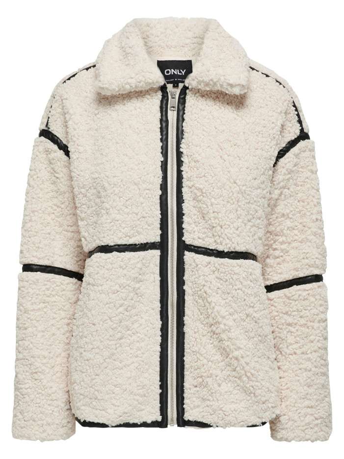 Veste blanche unie avec une...