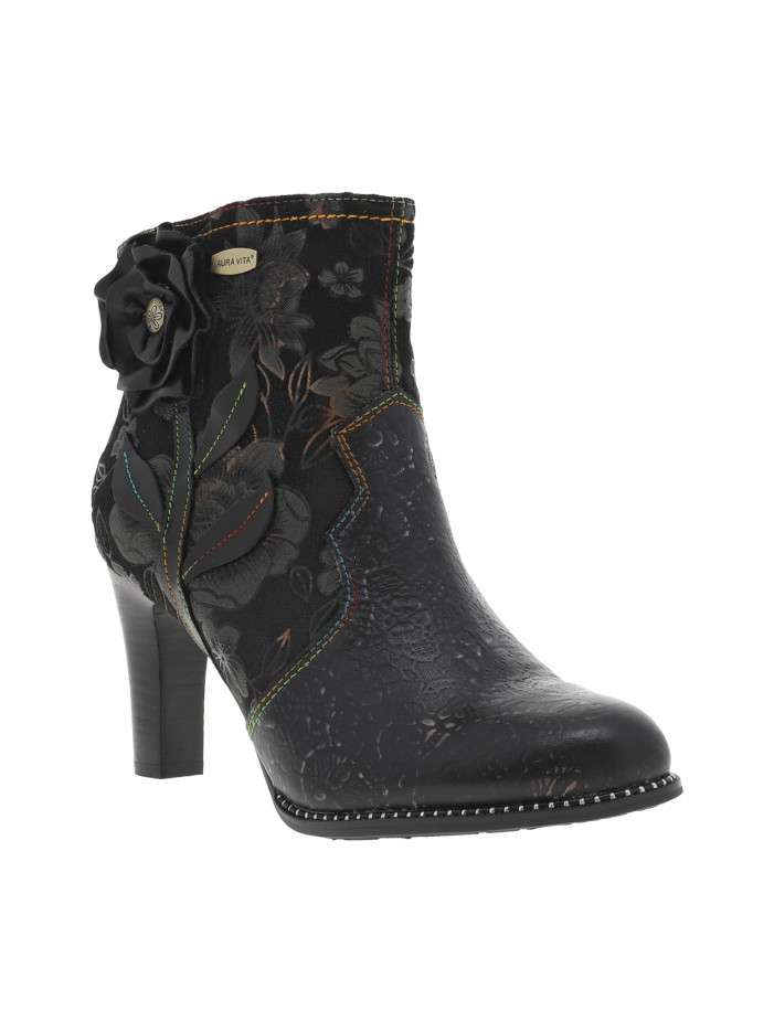 Boots noires à talon...